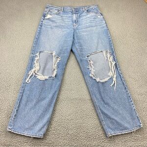 Distressed Light Blue Women's Jeans